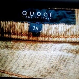 GUCCI corduroy pants